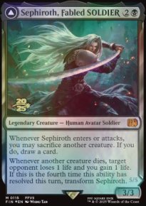 Sephiroth, Fabled SOLDIER - Prerelease Promos