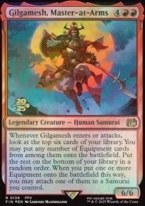 Gilgamesh, Master-at-Arms - Prerelease Promos