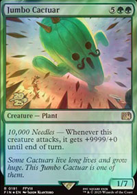 Jumbo Cactuar - Prerelease Promos