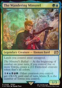 The Wandering Minstrel - Prerelease Promos