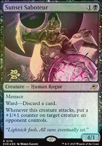 Sunset Saboteur - Prerelease Promos