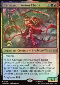 Carnage, Crimson Chaos - Prerelease Promos