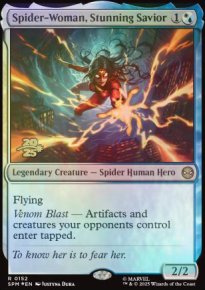 Spider-Woman, Stunning Savior - Prerelease Promos