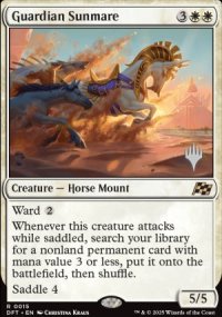 Guardian Sunmare - Planeswalker symbol stamped promos