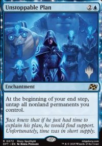 Unstoppable Plan - Planeswalker symbol stamped promos
