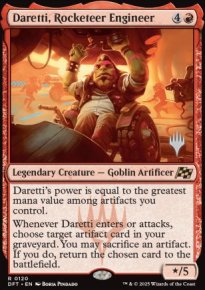 Daretti, Rocketeer Engineer - Planeswalker symbol stamped promos