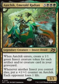 Aatchik, Emerald Radian - Planeswalker symbol stamped promos