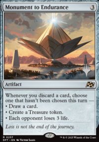 Monument to Endurance - Planeswalker symbol stamped promos