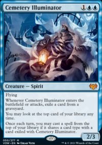 Cemetery Illuminator - Planeswalker symbol stamped promos