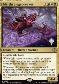 Mardu Siegebreaker - Planeswalker symbol stamped promos