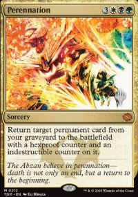 Perennation - Planeswalker symbol stamped promos