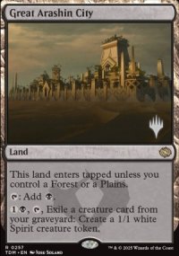 Great Arashin City - Planeswalker symbol stamped promos