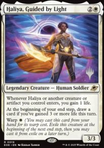 Haliya, Guided by Light - Planeswalker symbol stamped promos