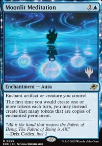Moonlit Meditation - Planeswalker symbol stamped promos