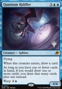 Quantum Riddler - Planeswalker symbol stamped promos