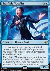 Starfield Vocalist - Planeswalker symbol stamped promos