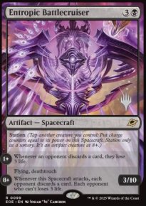 Entropic Battlecruiser - Planeswalker symbol stamped promos