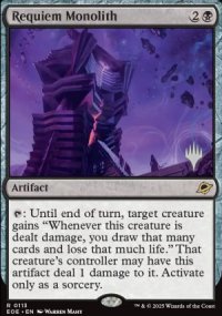 Requiem Monolith - Planeswalker symbol stamped promos