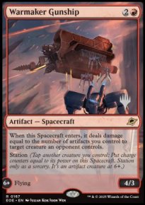 Warmaker Gunship - Planeswalker symbol stamped promos