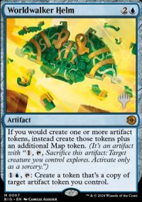 Worldwalker Helm - Planeswalker symbol stamped promos