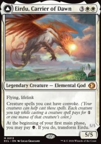 Eirdu, Carrier of Dawn - Planeswalker symbol stamped promos