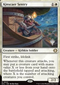 Kinscaer Sentry - Planeswalker symbol stamped promos