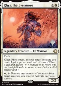 Rhys, the Evermore - Planeswalker symbol stamped promos
