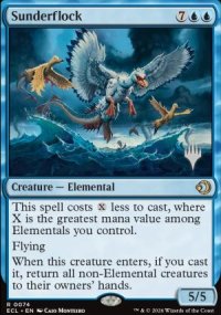 Sunderflock - Planeswalker symbol stamped promos