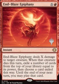 End-Blaze Epiphany - Planeswalker symbol stamped promos