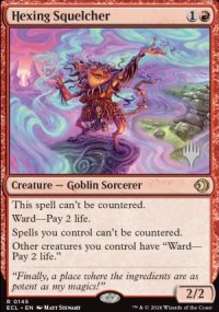 Hexing Squelcher - Planeswalker symbol stamped promos