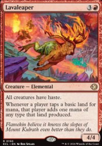 Lavaleaper - Planeswalker symbol stamped promos