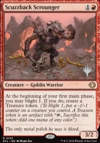 Scuzzback Scrounger - Planeswalker symbol stamped promos