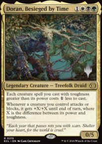 Doran, Besieged by Time - Planeswalker symbol stamped promos