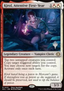 Kirol, Attentive First-Year - Planeswalker symbol stamped promos