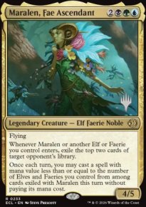 Maralen, Fae Ascendant - Planeswalker symbol stamped promos