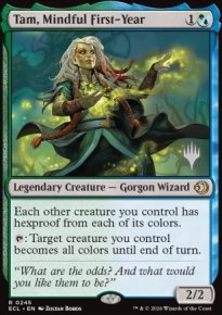 Tam, Mindful First-Year - Planeswalker symbol stamped promos