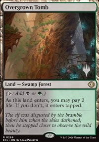 Overgrown Tomb - Planeswalker symbol stamped promos