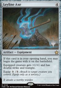 Leyline Axe - Planeswalker symbol stamped promos