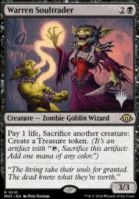 Warren Soultrader - Planeswalker symbol stamped promos