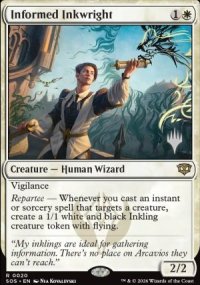 Informed Inkwright - Planeswalker symbol stamped promos
