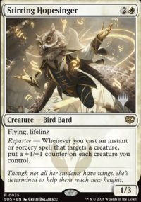 Stirring Hopesinger - Planeswalker symbol stamped promos