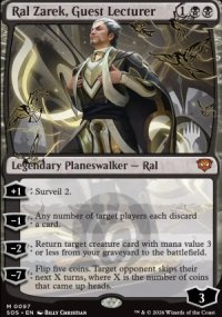 Ral Zarek, Guest Lecturer - Planeswalker symbol stamped promos