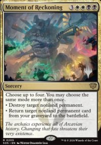 Moment of Reckoning - Planeswalker symbol stamped promos