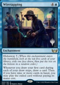 Wiretapping - Planeswalker symbol stamped promos