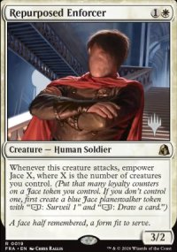 Repurposed Enforcer - Planeswalker symbol stamped promos