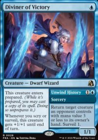 Diviner of Victory - Planeswalker symbol stamped promos