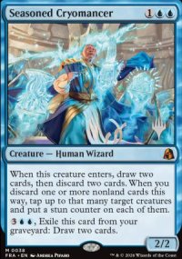 Seasoned Cryomancer - Planeswalker symbol stamped promos