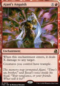 Ajani's Anguish - Planeswalker symbol stamped promos