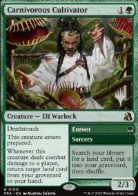 Carnivorous Cultivator - Planeswalker symbol stamped promos