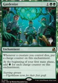 Gardenize - Planeswalker symbol stamped promos
